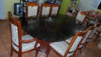 Juego de Comedor Caoba